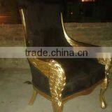 Velvet Baroque Armchair thumbnail-2