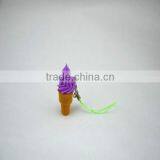 Replica Mini Ice Cream Cone Prop Stage Display Props Key Chain Charms
