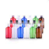 220ml Amber Plastic Bottles Lotion, Empty White PET Lotion Bottle