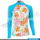 Sparkle Lycra Long Sleeve Rash Guard, Lady thumbnail-1