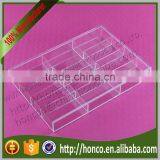 Hot Selling Products 12 Bins Acrylic Jewelry Box Jewel Case,Clear Colour thumbnail-5