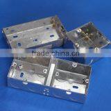 BS4662 Standard 3x6 Two Gang GI Box 35mm Deep Switch Wall Box thumbnail-6