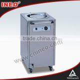 Restaurant Movable Stainless Steel Electric Plate Warmer Cart thumbnail-1