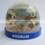 Snow Globe With The Magnet,Fridge Magnet For Tourist Souvenirs,OEM Fridge Magnet Plastic Photo Snow Globe thumbnail-3