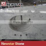 Polished Top Quality White Marble Countertop Bianco Carrara Marble thumbnail-2