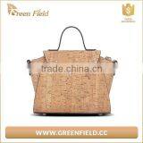 Womens Cork Paper Large Capacity Shoulder Bags Tote Handbag thumbnail-3