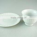 White Stock Lot for Sale Ceramic Tea / Coffee Cup & Saucer With Color Box 12 Pieces Set thumbnail-4