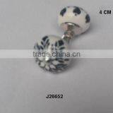 Hand Painted Ceramic Knob Available in Other Colour and Patterns thumbnail-1