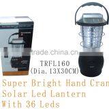 Super Bright 36 LEDs Solar Lantern Hand Crank Dynamo Camping Lantern
