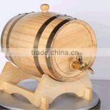 Hot Sale Low Moq Solid Oak Packing Wine Barrel thumbnail-3