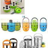 Stainless Steel18/8 Colorful Children Lunch Box/Tiffin Box/food Container With Mirror Polishing thumbnail-2
