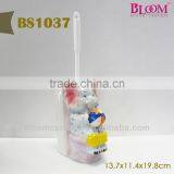 Elephant Shape Porcelain Toilet Brush Holder thumbnail-1