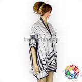 Oversized Wool Scarf Shawl, Women Fashionable Thick Fall Winter Wool Cashmere Ladies Shawl Wrap thumbnail-3