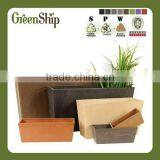 Decorative Garden Planter Box/ 20 Years Lifetime/UV Protective/lightweight/ Waterproof thumbnail-1