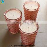 Home Decorative Colorful Votive Glass Candle Jar thumbnail-6