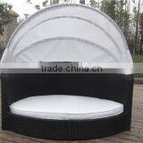 Leisure Poly Dog Bed Rattan Pet Bed With Canopy thumbnail-1