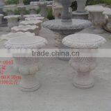 China Cheap Large Granite Flower Pot Garden Decorations thumbnail-1