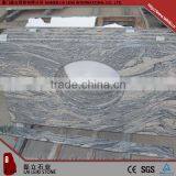 Prefab Various Shape China Juparana Polished Granite Bathroom Countertop thumbnail-4