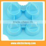 Lovely Shark Fin Ice Cube Tray 4-tray Eco-friendly Silicone Ice Mould thumbnail-5