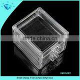 Small Cheap Acrylic Mirror Jewelry Box thumbnail-6