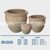 GLAZED CERAMIC OUTDOOR POT BN-G049 thumbnail-1