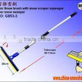 2-in-1 Telescopic Car Ice Scraper & Brush Set Tools (G853-3)