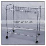 Rolling Pants Hanger/ Rolling Pant Trouser Trolley Hanger/metal Pants Hanger thumbnail-2