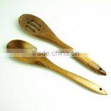 22036 High Quality Beech Wood Spoon Slotted Spoon thumbnail-2