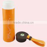 380ml BAP Free Hight Quality Plastic Double Wall Water Bottle With Flat Lid thumbnail-4