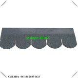 Fish Scale 5 Tabs Colorful Fiberglass Asphalt Shingle Roof Tile thumbnail-2