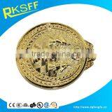 Round Shape Golden Metal Medals for Souvenir thumbnail-2