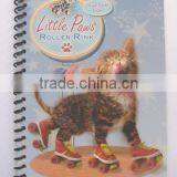 Spiral Note Book/cartoon Cover Exercise Book/3D Cover Notebook/plastic Cover Spiral Exercise Book