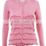 Bella Rib Cardigan T-shirt for Girl thumbnail-1