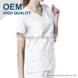 ZX OEM ODM Scrubs Wholesalemedical Scrubs ChinaMedical Wear Hospital Scrub Top 65%Polyester/ 35%Cotton thumbnail-2