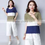 Oversized Casual T Shirt With Front Printed Logo Short Sleeves Womens T Shirt thumbnail-1