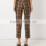 Nice Design Mid-rise Printed Straight Fashion Trousers for Women thumbnail-3