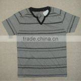 Mens T-shirt, Stripe Printed Short Sleeve T-shirt thumbnail-1