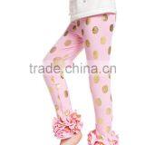 Top Selling Cheap Baby Clothes Little Girls Cotton Icing Pants With Ruffles thumbnail-4