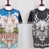MANY STYLE OF SUBLIMATED PRINTING T-SHIRT, 100% POLYESTER