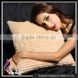 CX-D-99 New Design Rabbit Fur Cushion Cover For Office Chair thumbnail-3