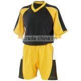 Yellow and Smok Black Color Soccer Suit thumbnail-1
