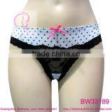 Sex Picture of Sex Polka Dot Lace Bikini Underwear for Young Girls Ladies Women thumbnail-1