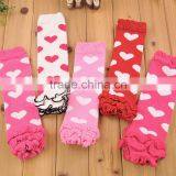 Christmas Red and Green Baby Ruffled Leg Warmers Wholesale thumbnail-5