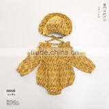 4pcs/lot Toddler Clothing Girls Rompers Leaves Princess Toddler Boys Ruffles Jumpsuit Baby Clothes thumbnail-3