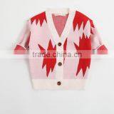 2-7 Years 2017 New Wholesale Cotton Full Sleeves Knitting Print Boys Girls Coats (pick Size ) thumbnail-2