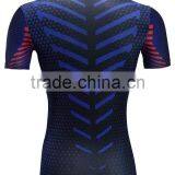 OEM Factory Slim Fit Workout Clothes Gym Wear Men Dry Fit T Shirt thumbnail-3