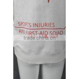 BSCI Factory Audit White Hoodie Sweatshirt Woman thumbnail-6