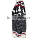ISO9001/BSCI Latest Design Women Winter Knitted Partter Sweater thumbnail-3