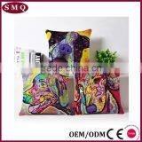 Wholesale North Europe Abstract Colorful Painting Pillow Cover thumbnail-1