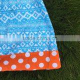 1-6 Years Old Fully Stocked Kids Pillowcasel Fashion Girls Goldfish Blue Cute Dress With Necklace and Headband Clothes Suit Set thumbnail-2